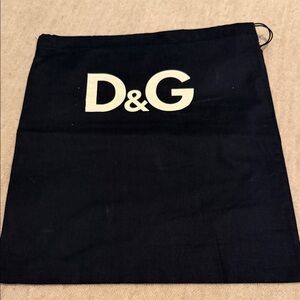 D&G Black Drawstring Bag